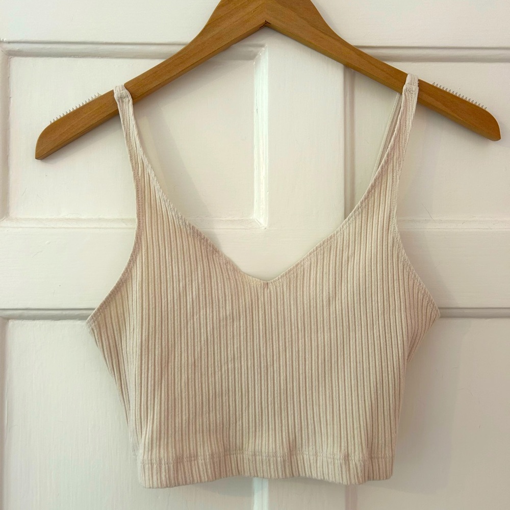 Reformation Ribbed Crop Tank